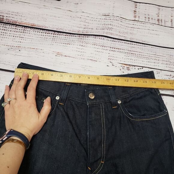 Men's Jeans by Hugo Boss stretch 32 dark wash. - Picture 9 of 12